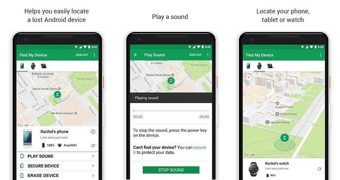 谷歌Android内测版设备查找功能曝光 支持寻物网络和车载平台